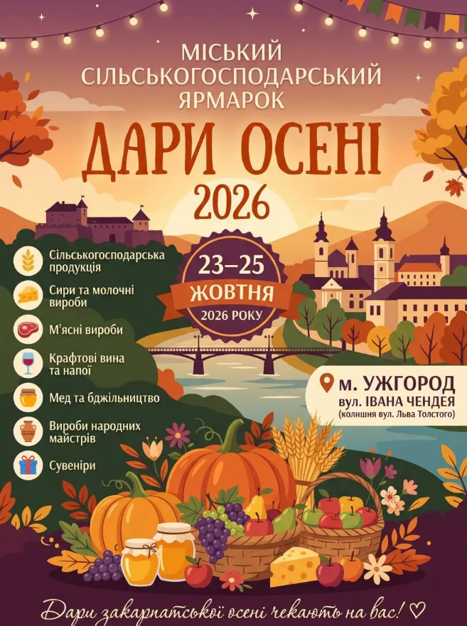 Афіша: Дари осені 2026