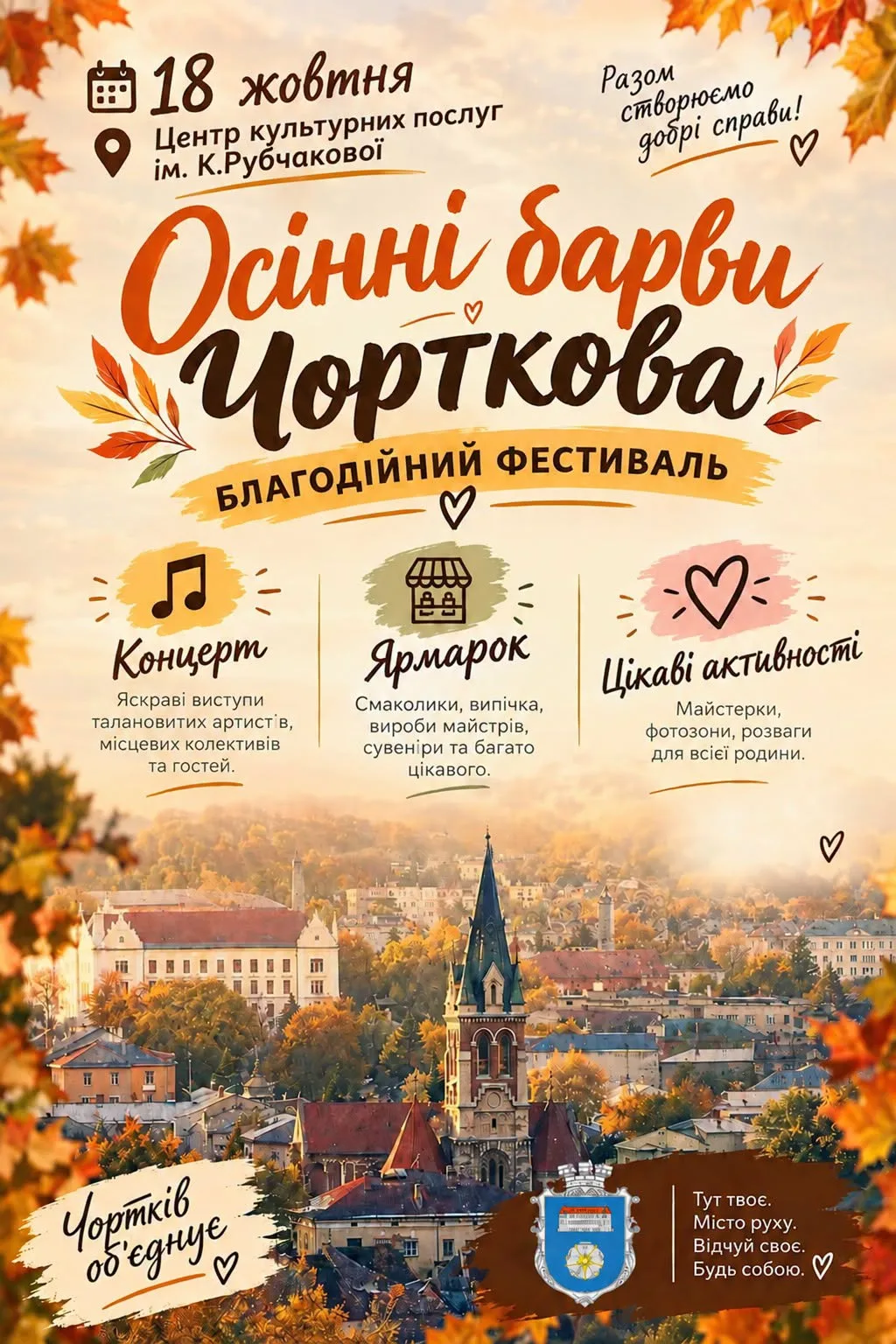 Афіша: Фестиваль «Осінні барви Чорткова»