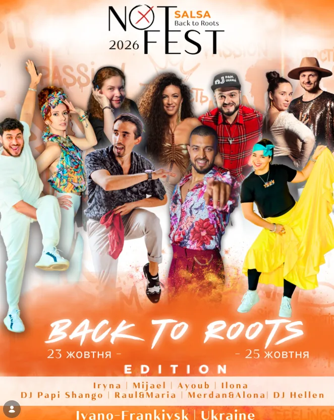 Афіша: NOT FEST 2026: Salsa Back to Roots